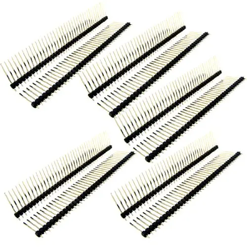

Promotion! 10 Pcs 1x40 Pin 2.54mm Pitch Straight Single Row PCB Pin Headers