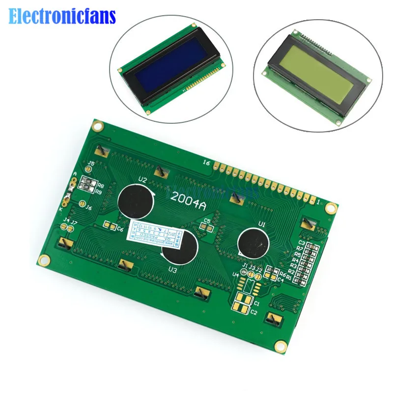 1 шт. ЖК-дисплей Совета 2004 20*4 ЖК-дисплей 20X4 3,3 В/5 В синий/желтый и Gree Экран ЖК-дисплей 2004 Дисплей ЖК-дисплей модуль ЖК-дисплей 2004 для arduino
