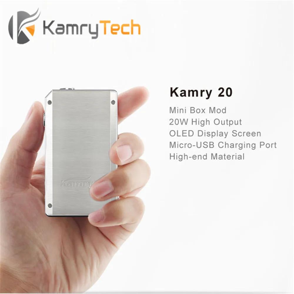 

Kamry20 Electronic Cigraette Box Mod 20W VV VW mode Oled Screen display kamry 20 Vape Pen mod box 20 W Electronic Hookah mod