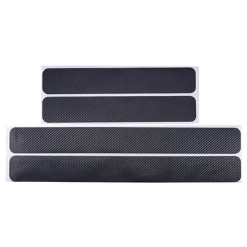 

4pcs/ Set 3D Vehicle Carbon Fiber Vinyl Wrap Film with Air Release Bubble Free anti-wrinkleck Bumper Crash Styling Mouldings