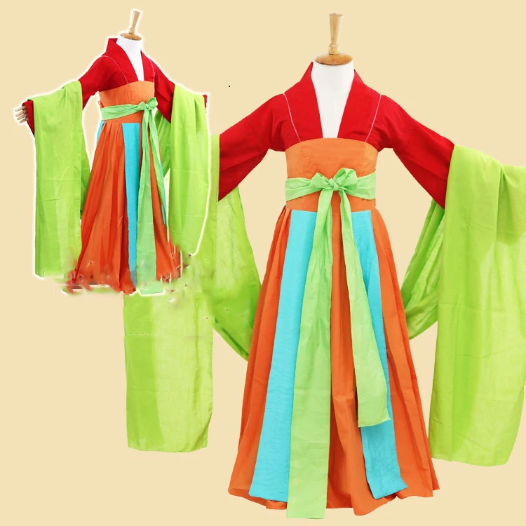 Jingzhonghua Детский костюм для маленьких девочек костюм Hanfu Костюмы; костюм для фотосессии Красота в зеркало для Дня защиты детей;