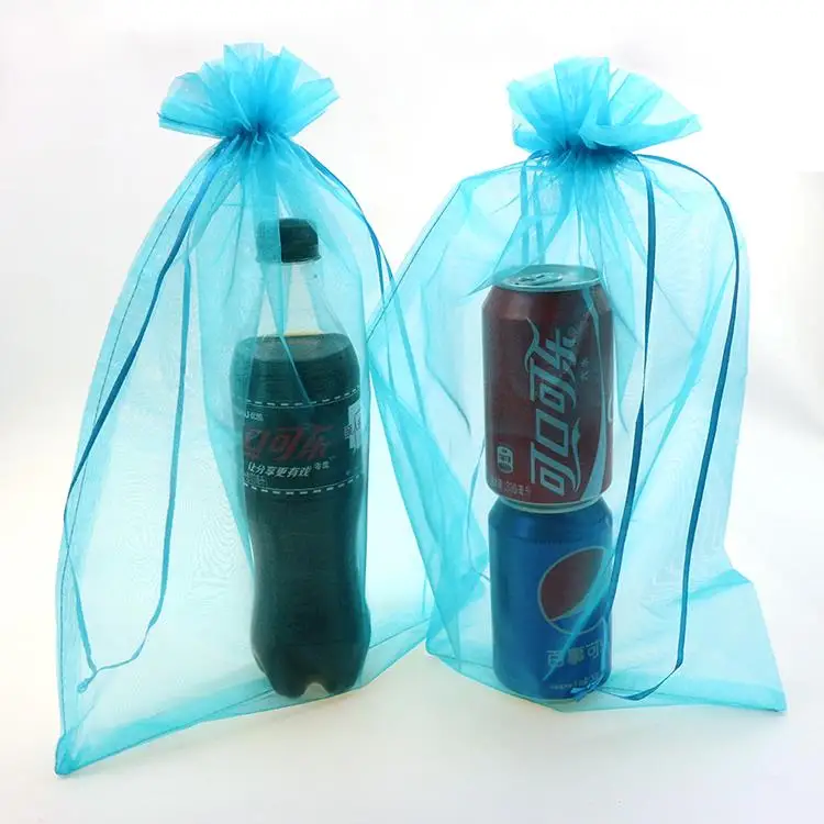 Wholesale Bags For Gift 100pcs/lot 25*35 Light Blue Nobles Wedding