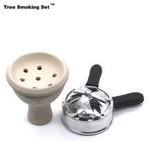 Двойная Ручка кальян голова наргиле курительная трубка-кальян аксессуары Cachimba Tete Chicha чаша Al Fakher TWAN0396