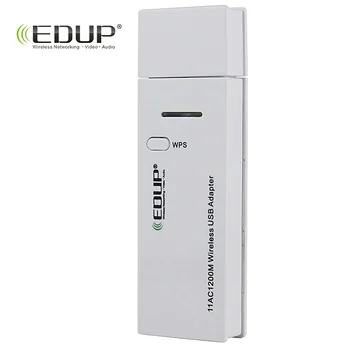 

EDUP 5ghz wifi USB adapter High Speed 1200mbps USB 3.0 Ethernet Adapter Dual Band 2.4/5G wi-fi receiver for Macbook PC Computer