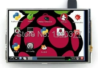 

IPS 3.5 inch 26P SPI HD TFT LCD Resistive Touch XPT2046 IC 320*480 for Raspberry Pi2 B/B+/A+ Board (Support Raspbian System)