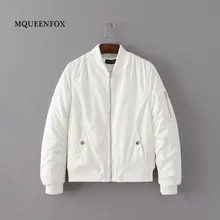 Зимняя куртка-бомбер, новинка, плотный базовый пуховик, пальто, зимняя куртка с подкладкой, крутая парка, верхняя одежда для женщин, пилот, Воздушная молния, chaquetas