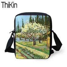 THIKIN Женская Живопись масляными красками деревья Печать плеча курьерские Сумки Дети Мини Рюкзак женские маленькие сумки для телефона карман