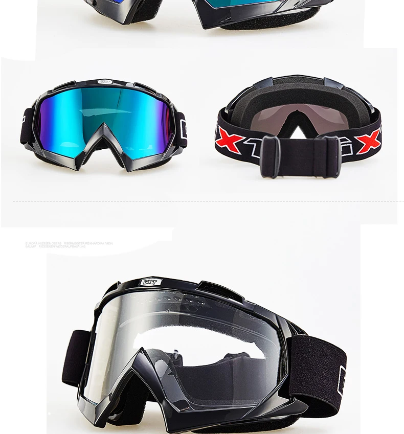 GXT очки для мотокросса ATV MTB Dirt bike Goggle мотоцикл эндуро внедорожные ветрозащитные лыжные очки для катания на коньках