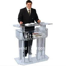 Трехуровневая шикарный акриловая кафедра из оргстекла