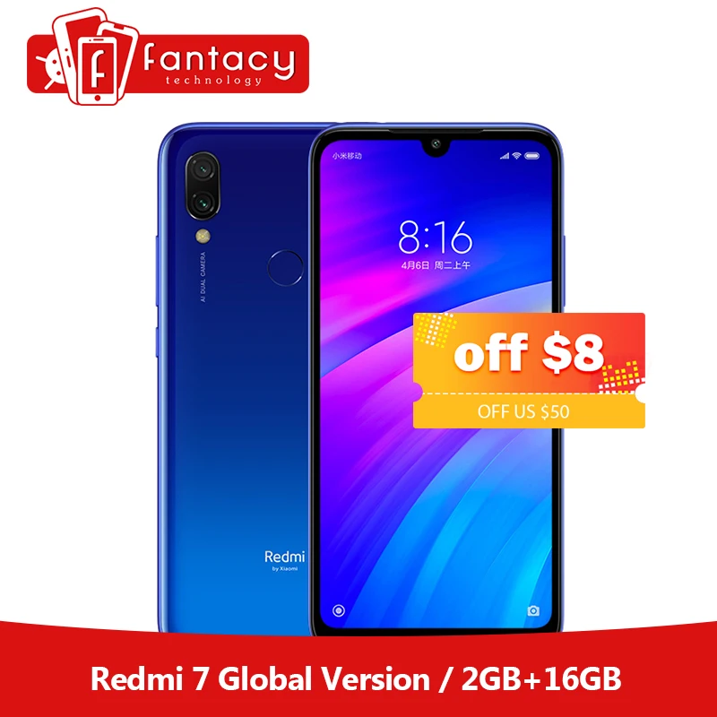  Xiaomi Redmi 7 6,26 'hd 2 + 16Gb