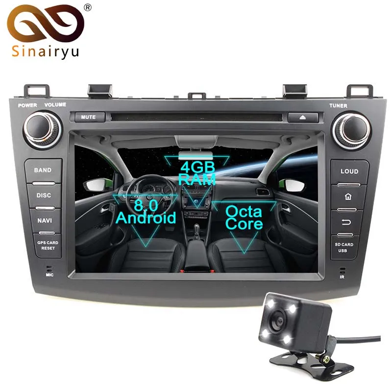 Sinairyu 2 Din Android 8 0 Octa Core font b Car b font DVD Player for