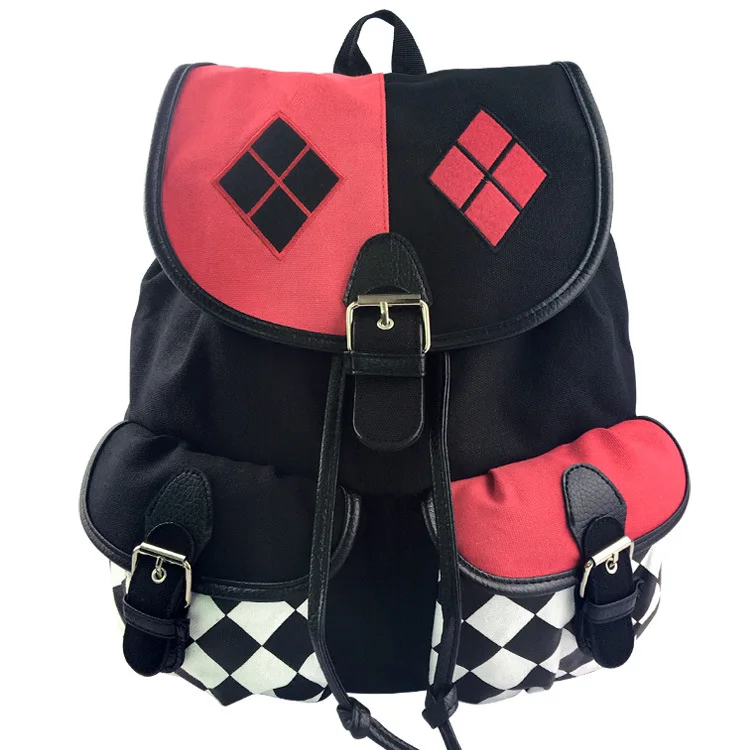 

IVYYE Suicide Squad Fashion Canvas Backpacks Rucksacks Cartoon School Backpack Casual student Bags travel Knapsack Unisex New