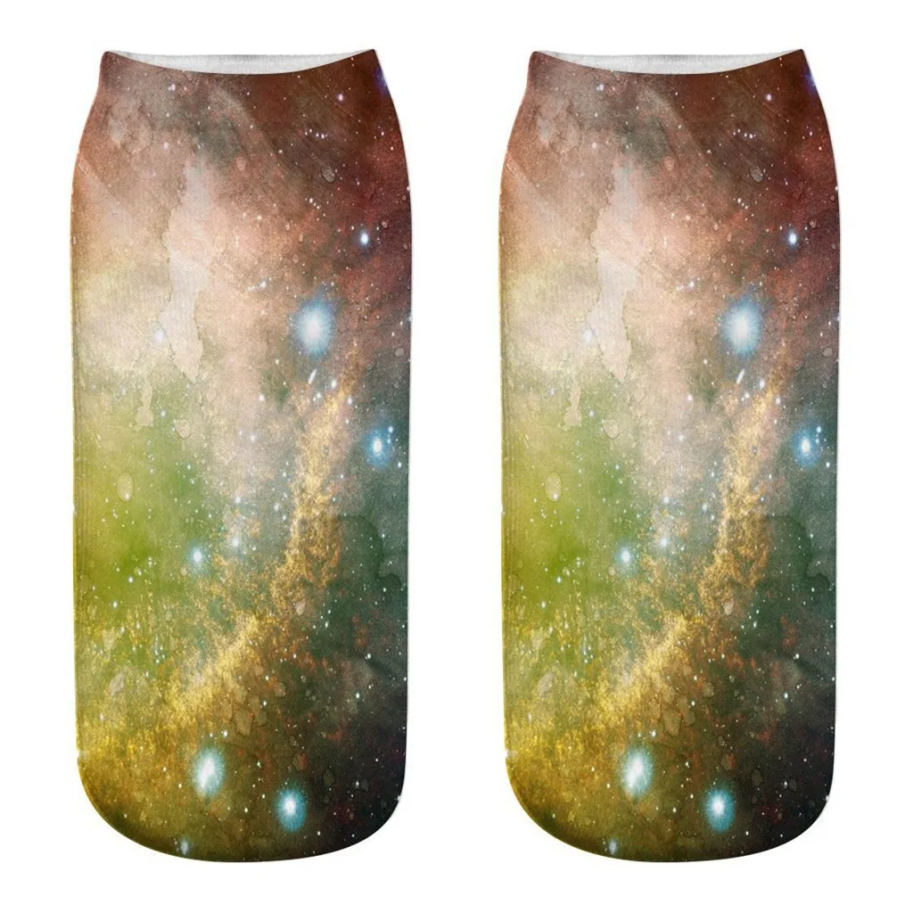 

SAGACE Harajuku Women Socks 3D Novelty Crazy Funny Star printed Socks Cute Colorful Cartoon Low Cut funny Socks women fashion