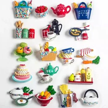 

1 Piece Food and Home Decoration Shape Fridge Magnets Souvenir Magnetic Sticker