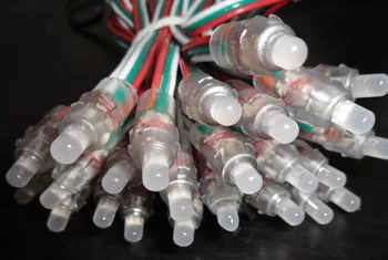 

PL9823-F5;5mm round hat full rgb pixel node;DC5V input;IP68;50pcs a string