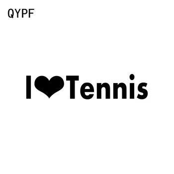 

QYPF 15.3*3.2CM Coolest Tennis Sport Decor Car Sticker Vinyl Accessories Extreme Movement C16-1581