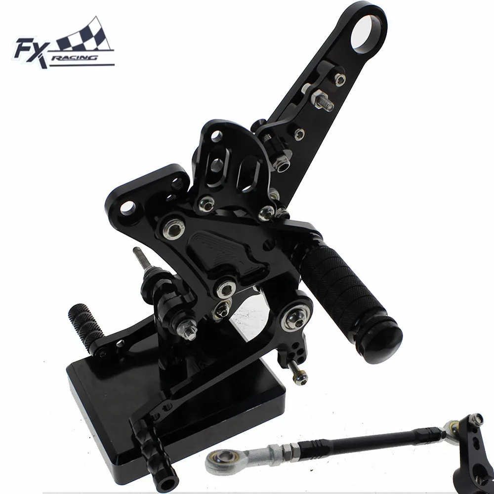 

CNC Motorcycle Foot Pegs Rest Footpegs Pedals Rearset Footrest Rear Set For Ducati Diavel Carbon 2011-2015 AMG 2011-2012