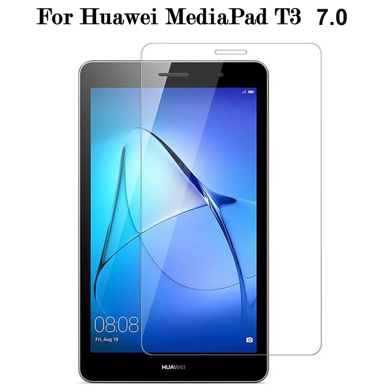 Защитный экран 9H для Huawei Mediapad T3 2 шт. 3G/4G 7 0 закаленное стекло дюймов Wi-Fi защитная
