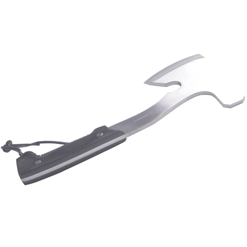 King Sea Full Tang Hatchet with Stainless Steel Bladeand Wood Handle for Outdoor Survival Camping Axe and Everyday Tasks