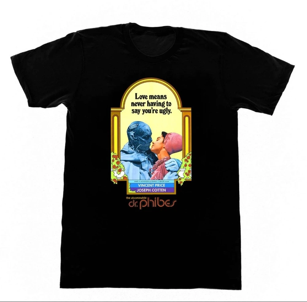 Male Abominable Dr Horror Film Phibes // Vincent Price T Shirt