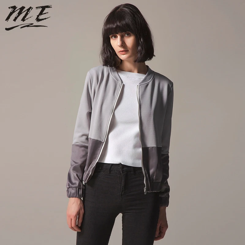 

ME Jacket Women Cardigan Zipper Bomber Long Sleeve Patchwork Oversized Woman Winter Coats and Jackets Autumn Winter Women Coats