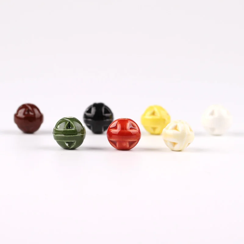 Круглые керамические бусины 18 шт. 15 мм|ceramic beads|beads beadsbeads 15mm |