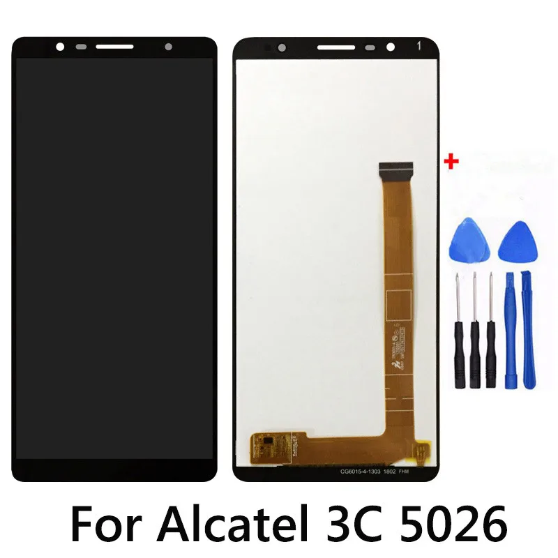 

6.0" For Alcatel 3C 5026 5026A 5026D OT5026 LCD Display And Touch Screen Digitizer Assembly Module