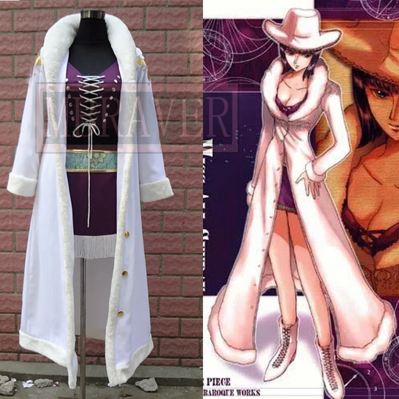 

One Piece Nico Robin Cosplay Costume With Hat All Sizes Custom Made