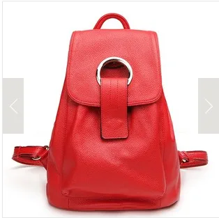 

PASTE female First layer cowhide backpack Leather women anti-theft large Schoolbag tide Totes Casual Fashion lady travel bags