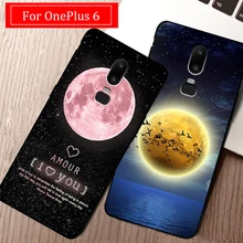 

Beuatiful for OnePlus 6 Case for One Plus 6 Phone Cover Back Full Protective Cartoon Painted Soft TPU OnePlus6 1+6 Cases Luxury