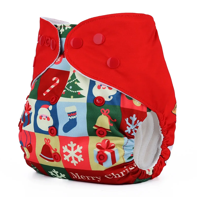 Hot Sale New Position Prints Cloth Diapers Reusable Washable Holiday Position Cloth Nappies DY Series