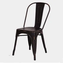 Free Shipping Black Vintage Side Chair