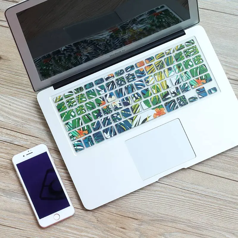 OUSHINE For New Pro13.3/15.4inch Laptop Accessories Hollow Out Keyboard Cover Waterproof Dustproof Keyboard Stickers For Laptop