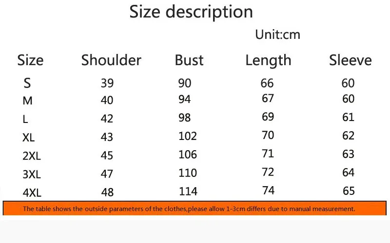  S-4XL