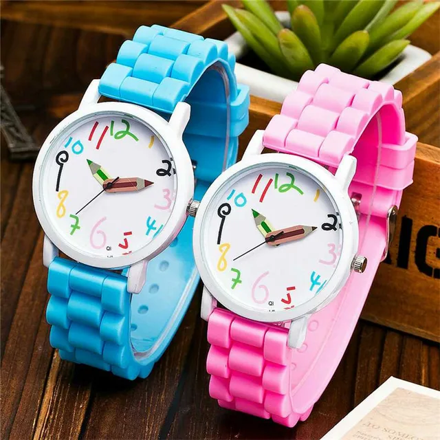 New Fashion Gnova Children's Watches Color Pencelin Casual Girl Boys Wristwatch New Fashion Gnova Children's Watches Color Pencelin Casual Girl Boys Wristwatch