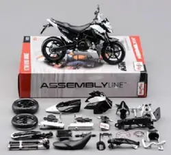 Maisto 1:12 KTM 690 Duke собрать DIY мотоцикл велосипед модель комплект игрушки Новый в коробке