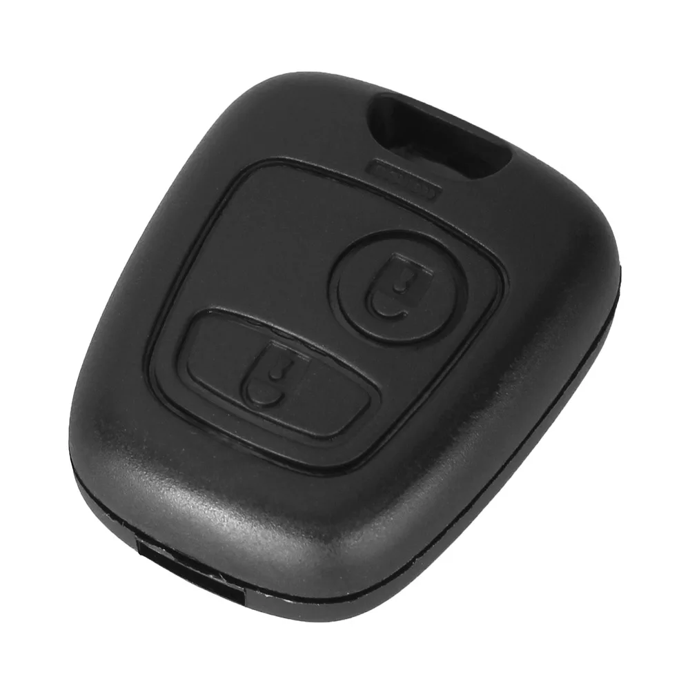 KEYYOU Новый дистанционный чехол для ключей оболочки Fob 2 кнопки peugeot 106 206 306 406 без