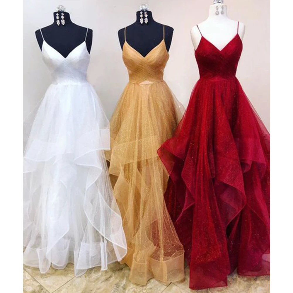 tulle dress red