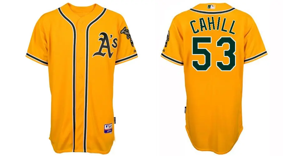 baseball jersey black and yellow