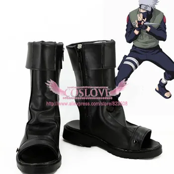 

Naruto Kakashi Hatake Hatake Kakashi Black Shoes Cosplay Boots CosplayLove For Halloween Christmas Party