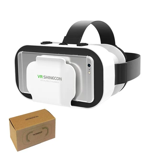 VR SHINECON 5,0 Виртуальная реальность 3D очки с геймпадом для 4,7-6,0 дюймового телефона - Цвет: Only VR