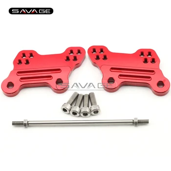 

For YAMAHA YZF-R25 YZF-R3 MT-25 MT-03 2015-2016 Motorcycle Accessories Adjustable Foot Peg Plates Mount Bracket Red