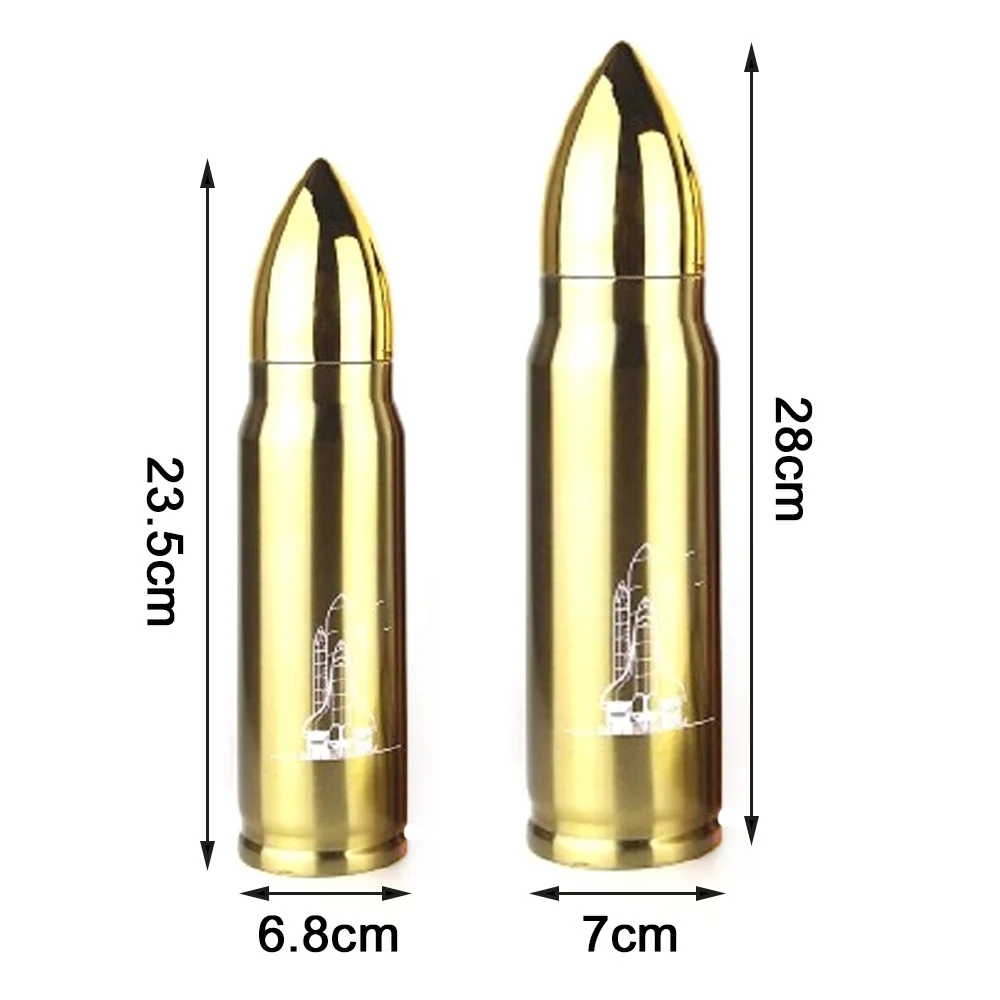 Дорожная бутылка для напитков Пуля термосы из нержавеющей стали термосы емкость для воды с теплоизоляцией чашка вакуумная кружка Термочашка