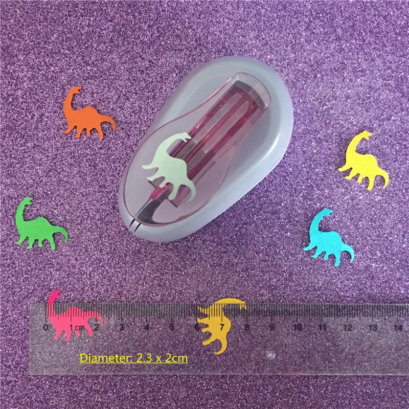 Дырокол в форме динозавра, 1 дюйм, Дырокол в форме животных, дырокол для скрапбукинга, для детей, для скрапбукинга, резак для бумаги, тиснение, резче
