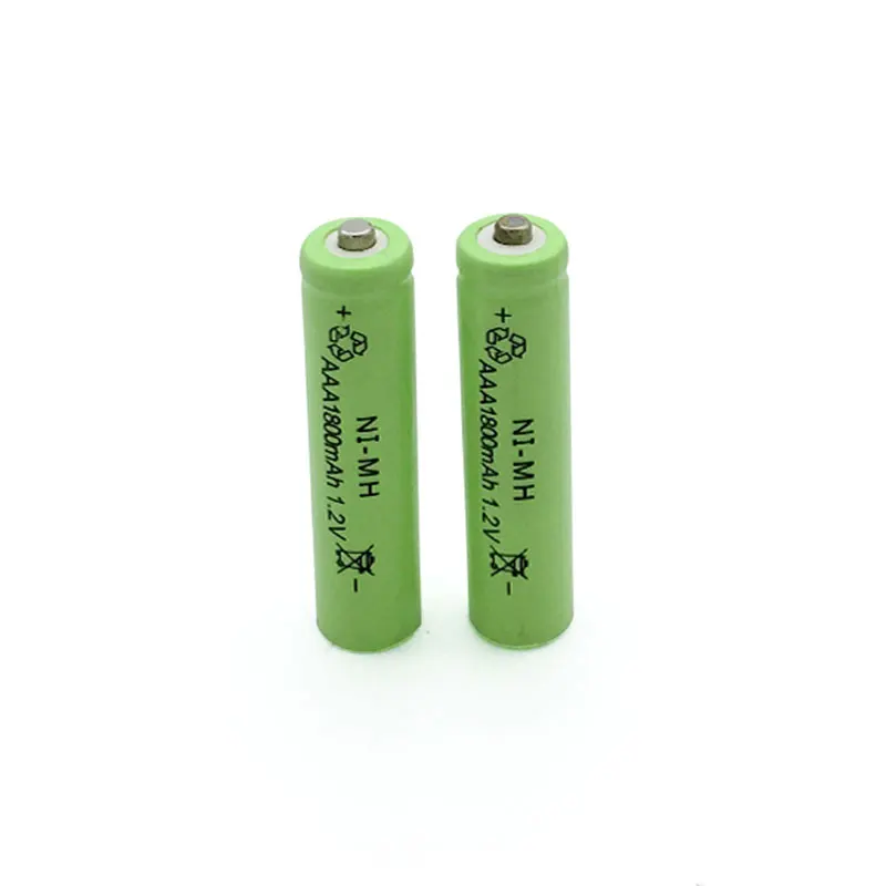 OOLAPR 10 шт./партия AAA 1800mAh 1,2 V NiMH аккумулятор