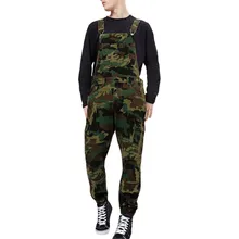 Брюки для мужчин Уличная Мужская s джинсы моющийся комбинезон уличная карман брюки на подтяжках брюки джоггеры тренировочные брюки pantalon