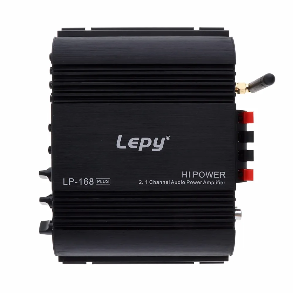 Lepy 45W X 2 hi-fi стерео USB Bluetooth автомобильный аудио усилитель поддержка EDR Bluetooth 2,1 канал/сабвуфер/U диск с пультом