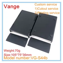 5 шт./лот электрическая распределительная коробка ABS Пластиковый материал корпус прибора 105*75*36 мм с подножкой для усилителя продукта