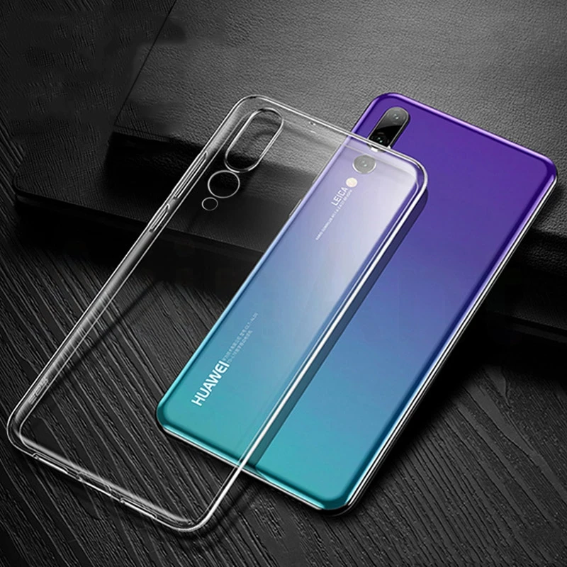 

Mobile Phone Case For Huawei Nova 2 2s 3 3i 3e Lite Plus Soft TPU Silicone Clear Cover Transparent Case