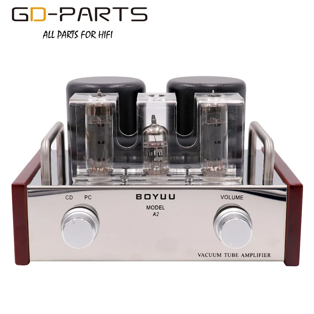 Single End EL84 6P14 12AX7 Stereo Vacuum Tube Amplifier Class A Tube AMP Hifi Audio Vintage Integrated Tube AMP 3.6Wx2